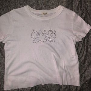 Brandy Melville cropped t shirt